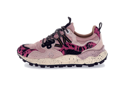 YAMANO 3 WMN Sneakers in suede e tessuto tecnico - coral rose black